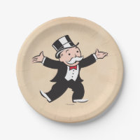 Monopoly | Uncle Pennybags Paper Plate