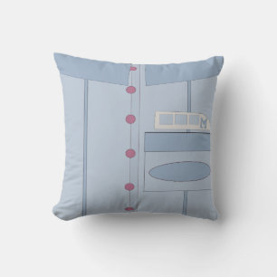 Monorail Driver Throw Pillow