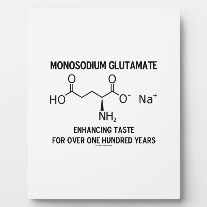 Monosodium Glutamate Enhancing Taste For Over 100 Plaque