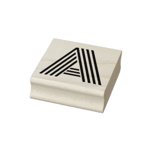 Monoton Letter A Rubber Stamp