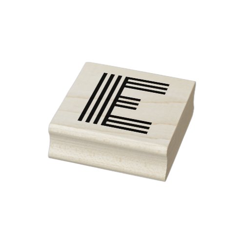 Monoton Letter E Rubber Stamp