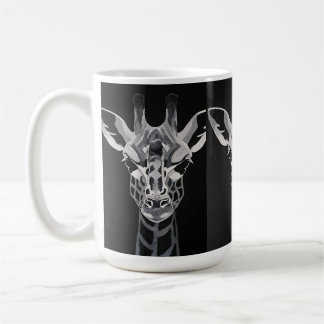 Monotone Giraffe mug