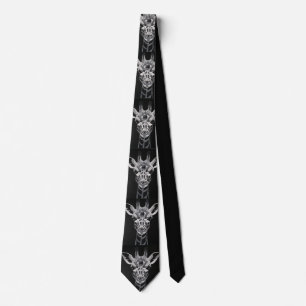 Monotone Giraffe tie design
