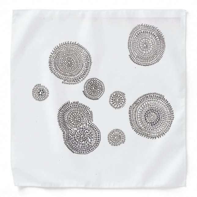 Monotone "Gurugu Arithmetic" Bandana (Front)