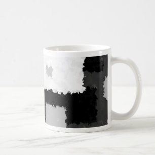 Monotone in Grey, Black & White Coffee Mug