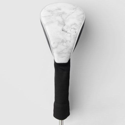 Monotone marble golf head cover