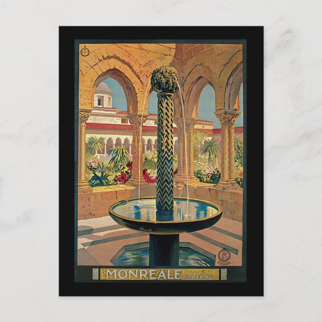 Monreale Palermo Italy Postcard (Front)
