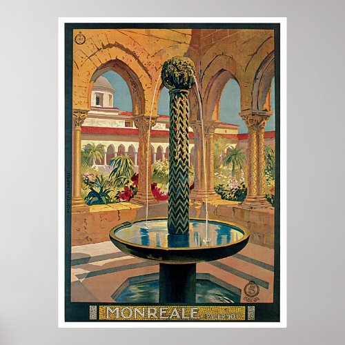Monreale Palermo Italy Poster