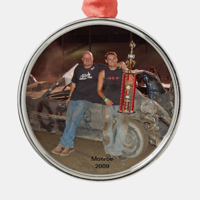 Monroe County Demolition Derby 2009 Metal Ornament (Front)