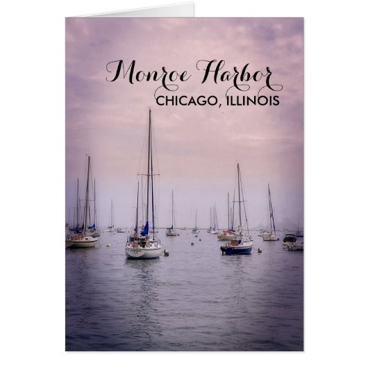 Monroe Harbor, Chicago Illinois Cards (Front)