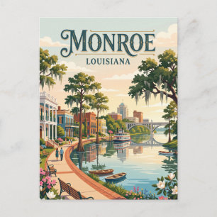 Monroe, Louisiana Postcard