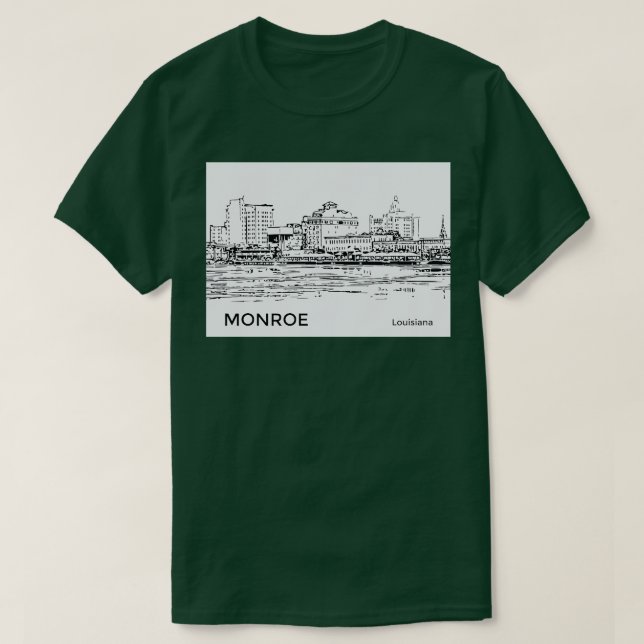 Monroe Louisiana TShirt (Design Front)