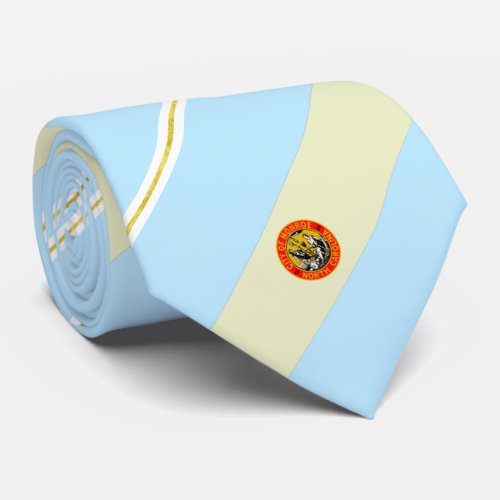 Monroe North Carolina city flag Neck Tie