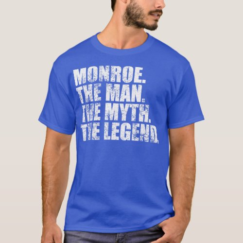 MonroeMonroe Family name Monroe last Name Monroe S T_Shirt