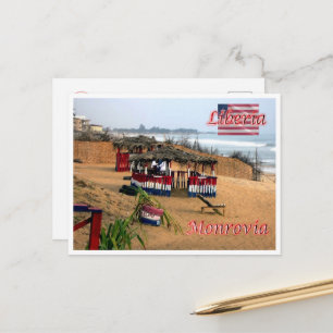 Monrovia - Liberia - Panorama - Postcard