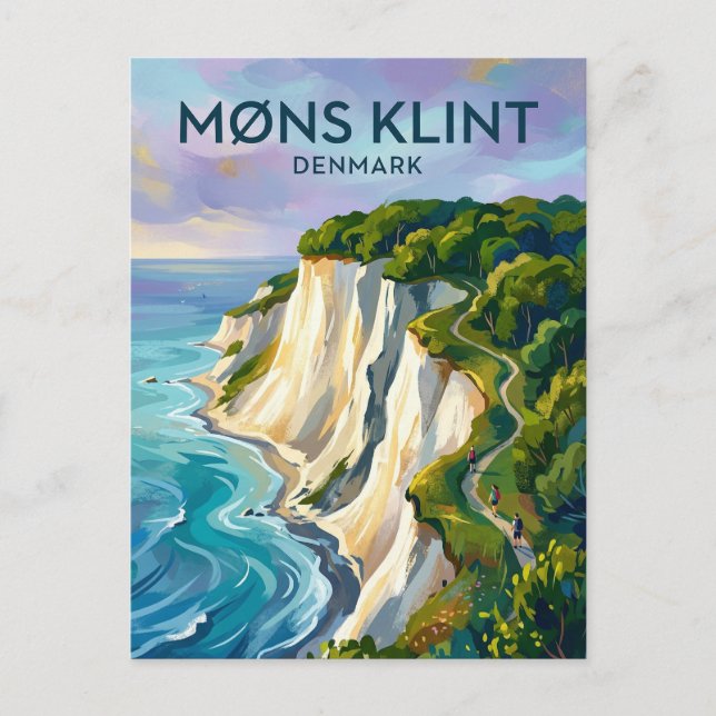 Møns Klint Denmark Postcard (Front)