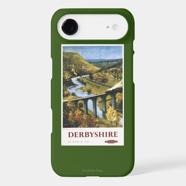 Monsal Dale, Train and Viaduct British Rail Case-Mate iPhone Case (Back)
