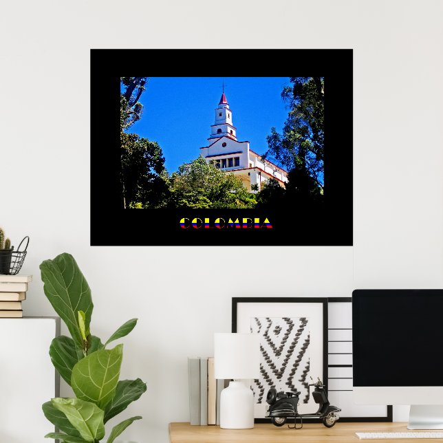 Monserrate Colombia Poster (Home Office)
