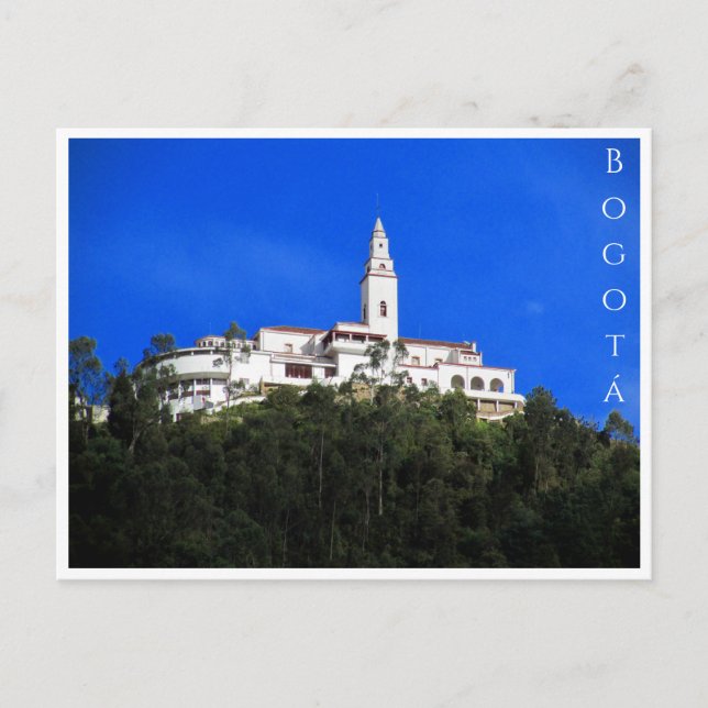 monserrate monastery bogota postcard (Front)