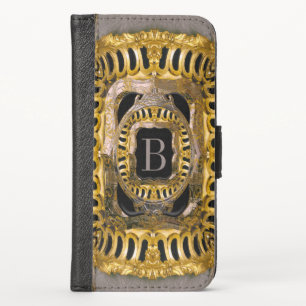 Monsier Regal Monogram iPhone X Wallet Case