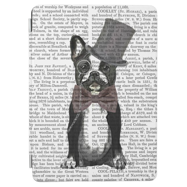 Monsieur Bulldog 2 iPad Air Cover (Front)