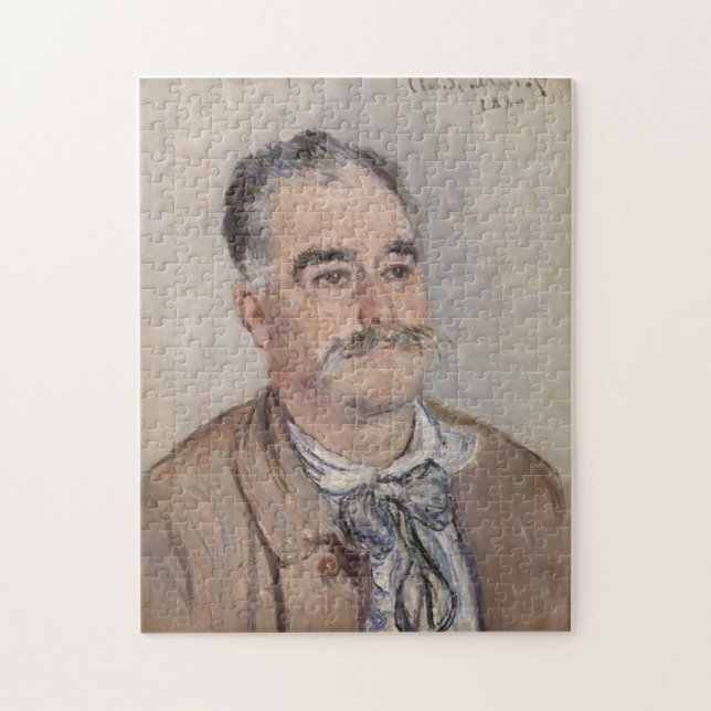 Monsieur Coqueret Monet Fine Art Jigsaw Puzzle (Vertical)