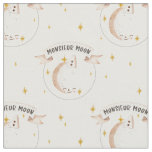 Monsieur Moon - celestial nursery magical Stars Fabric