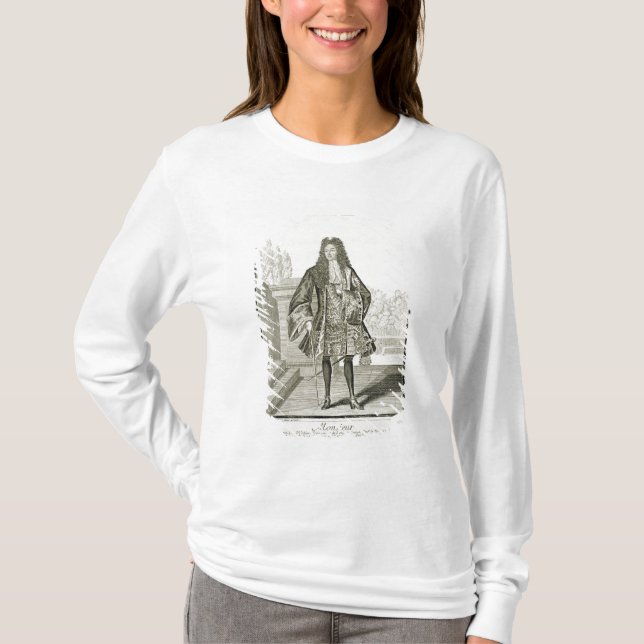 'Monsieur' otherwise Philip Duc d'Orleans of Franc T-Shirt (Front)