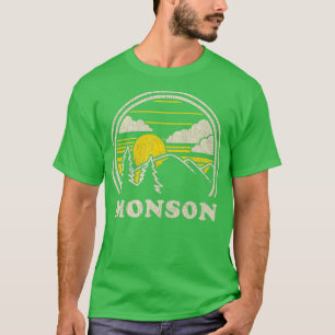 Monson Maine ME Vintage Hiking Mountains T-Shirt