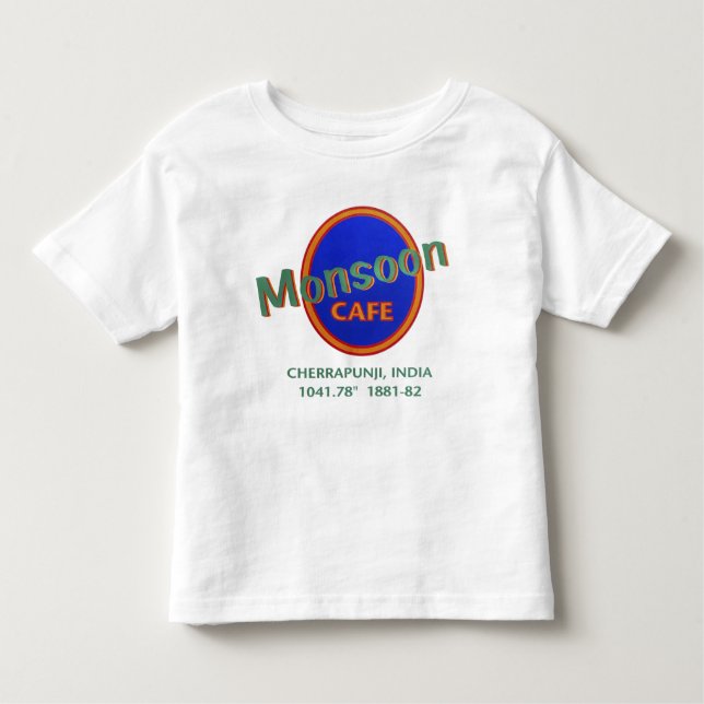 Monsoon Cafe Toddler T-shirt (Front)