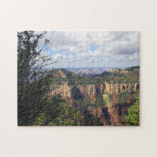 Monsoon Season at North Rim of the Grand Canyon Jigsaw Puzzle