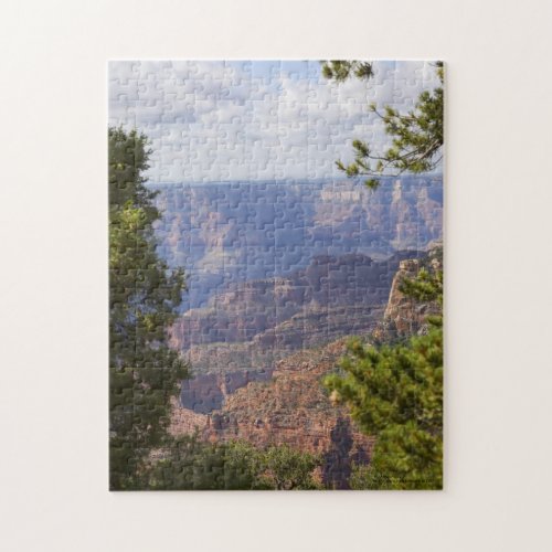 Monsoon Season at North Rim of the Grand Canyon Jigsaw Puzzle