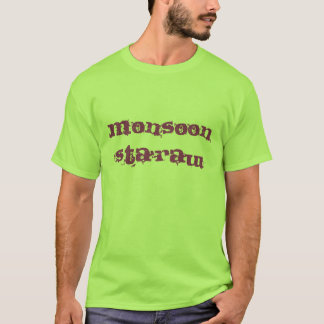 Monsoon Sta`raw Tee-lime/purple T-Shirt