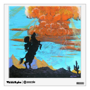 Monsoonal thunderheads wall sticker