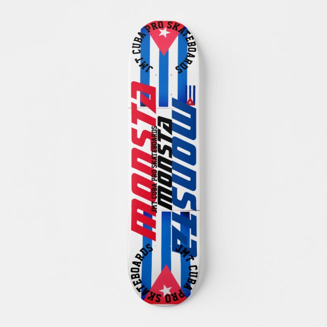 MONSTA !  JMT CUBA 7 3/4" Skateboard Deck (Front)