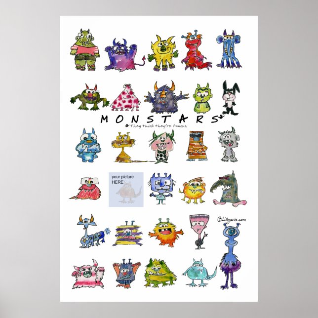 Monstars -Insert YOUR Picture Poster (Front)