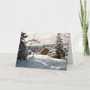 Monsted - Winter Landscape in Solbelyst Card