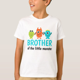 Monster 1st Birthday T-Shirt for Brother