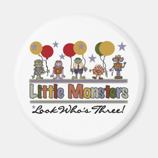 Monster 3rd Birthday Tshirts and Gifts Magnet