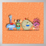 Monster Abc Poster at Zazzle
