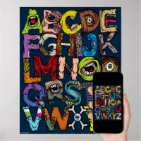 Monster Alphabet Poster Pack