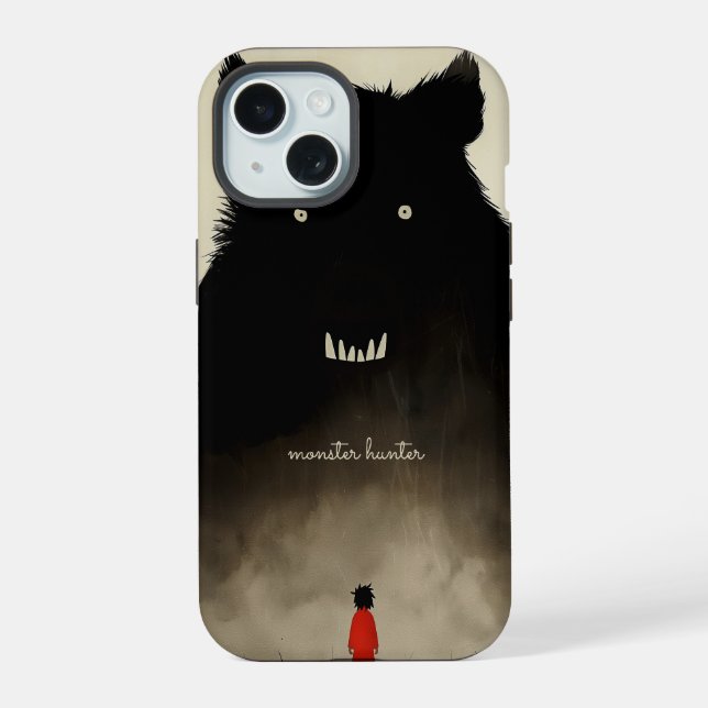 Monster and the Kid Iphone Case (Back)