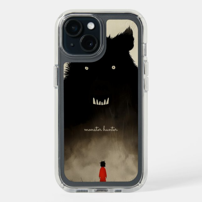 Monster and the Kid Speck iPhone Case (Front (Black))