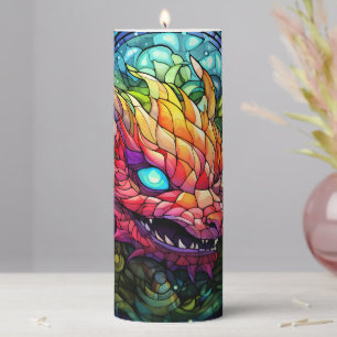 Monster Art Pillar Candle
