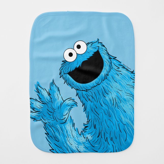 Monster at the End of this Story | Cookie Baby Burp Cloth (Front)