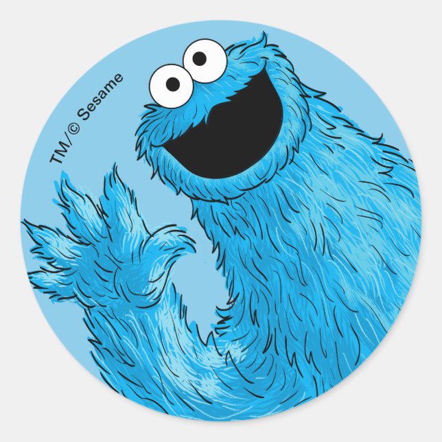 Monster at the End of this Story | Cookie Classic Round Sticker (Front)