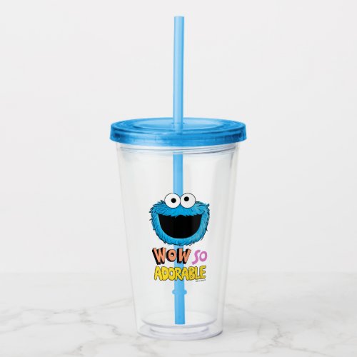 Monster at the End of this Story  Cookie Monster Acrylic Tumbler