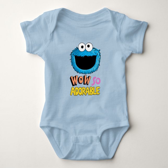 Monster at the End of this Story | Cookie Monster Baby Bodysuit (Front)