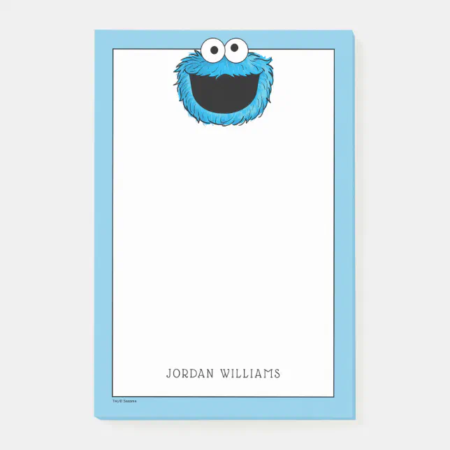 Monster at the End of this Story | Cookie Monster Post-it Notes | Zazzle