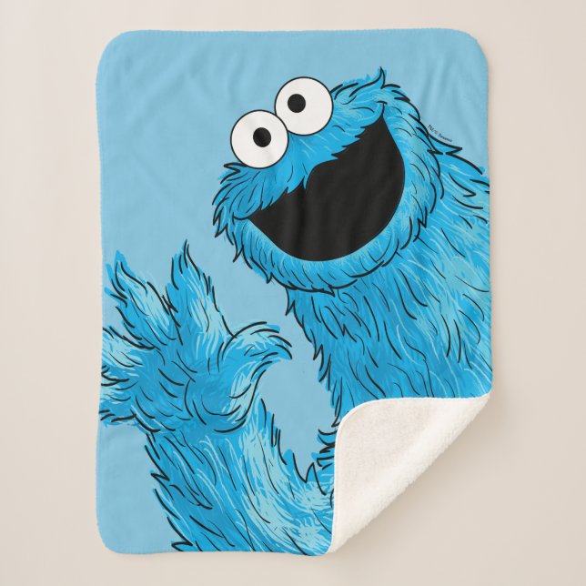 Monster at the End of this Story | Cookie Sherpa Blanket (Front)
